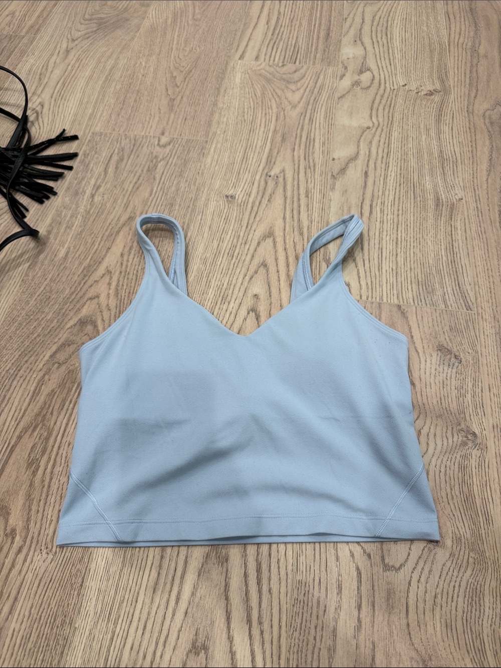 lululemon athletica pale blue V-neck bralette tank